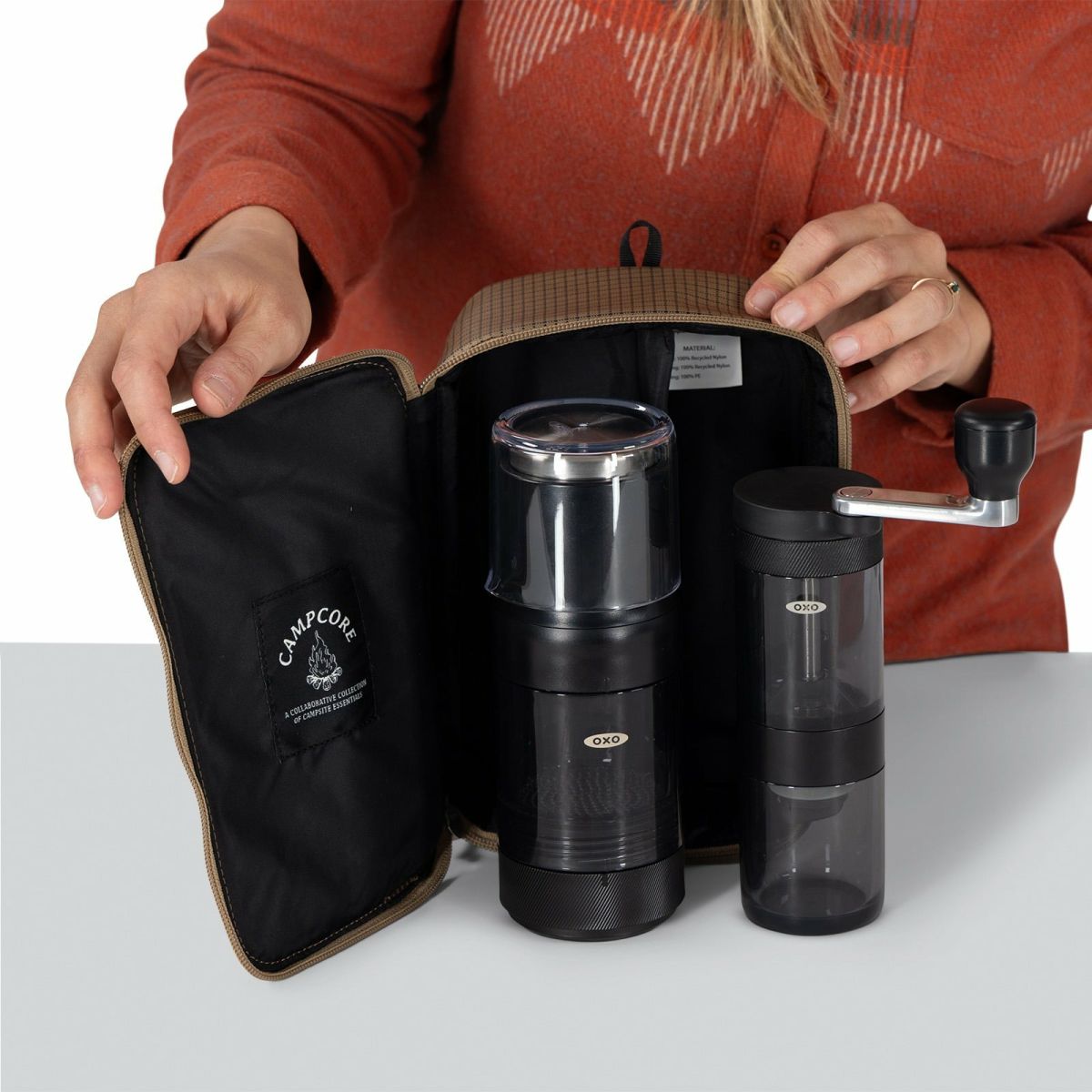 OXO® Campcore Coffee Brewing Set with Carry Case